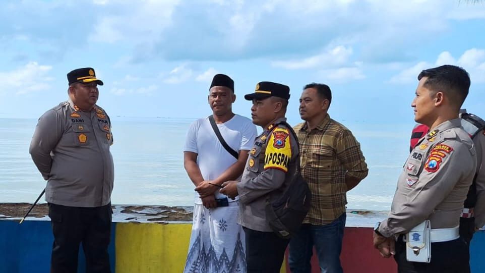 Kapolres Pamekasan melakukan pemantauan objek wisata