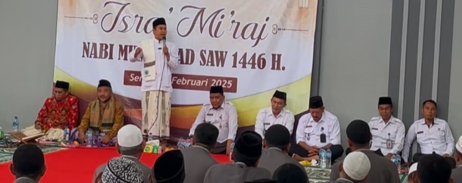 Peringatan Isra Mi'raj Menjadi Upaya Lapas Narkotika Tingkatkan Kualitas Keagamaan WBP Sehilir