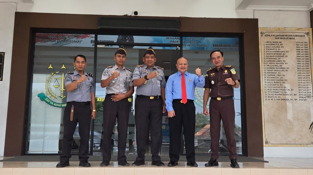 Perkuat Koordinasi Antar Lembaga Pemerintah, Lapas Narkotika Pamekasan Kunjungi Kejaksaan Negeri