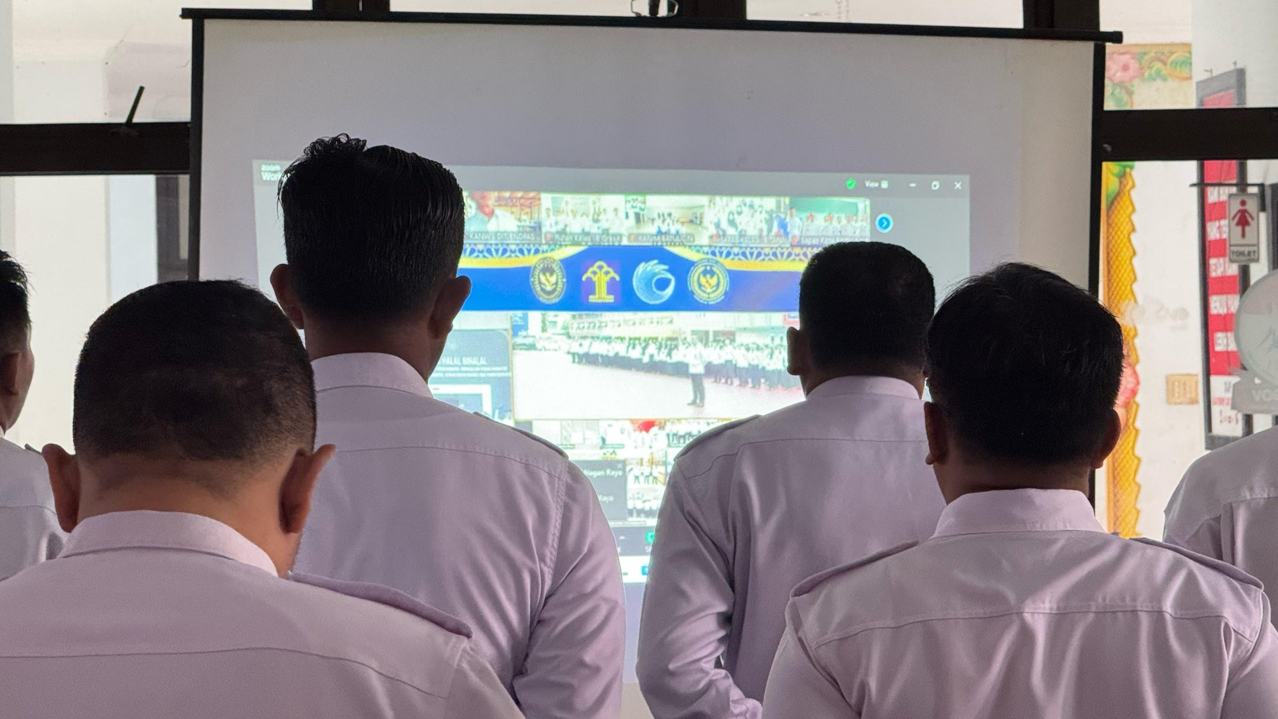 Lapas Narkotika Kelas IIA Pamekasan Ikuti Apel dan Halalbihalal Virtual Tingkat Pusat