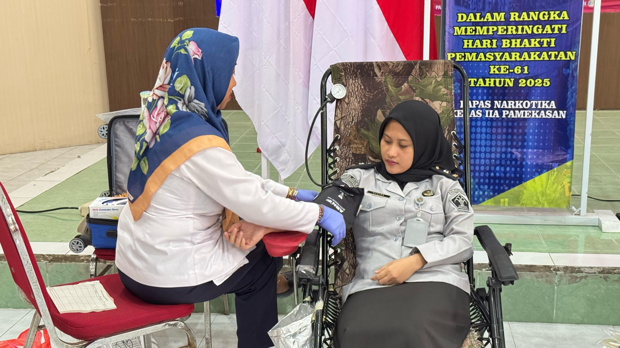 Peringati HBP ke-61, Lapas Narkotika Pamekasan Gelar Donor Darah