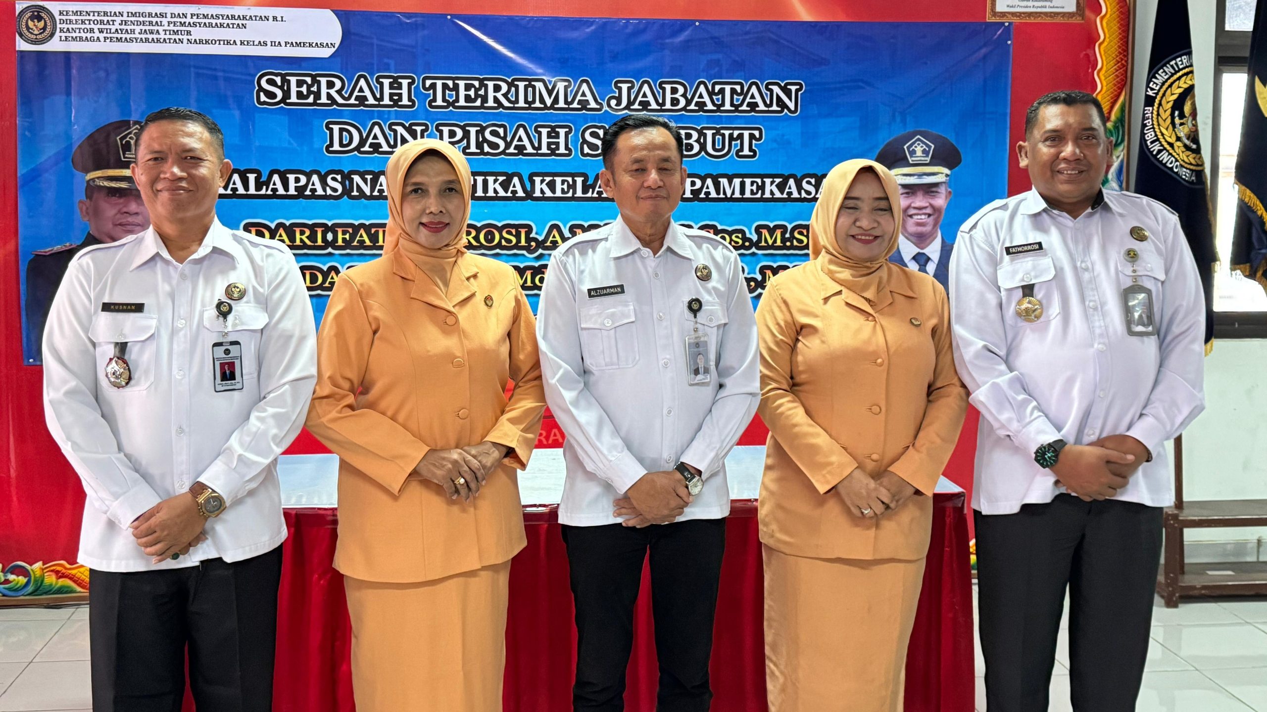 Kepemimpinan Lapas Narkotika Pamekasan Berganti, Kusnan Gantikan Fathorrosi