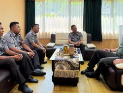 Kalapas Narkotika Pamekasan Perkuat Sinergi dengan Kodim 0826