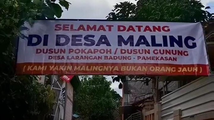 Warga Desa Larangan Badung Tunda Audiensi ke Polres, Protes Maraknya Pencurian Motor