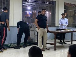 Cegah Peredaran Narkoba, Lapas Narkotika Pamekasan Lakukan Razia dan Tes Urin WBP