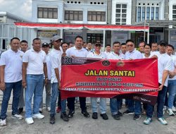 Peringati HUT ke-80 RI, Kalapas Narkotika Pamekasan Pimpin Jalan Sehat