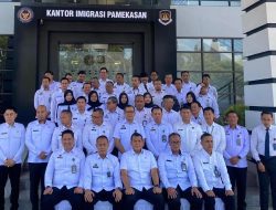 Wakil menteri Imigrasi dan Pemasyarakatan Beri Arahan di Pamekasan, Kalapas Narkotika Kusnan: Ini Motivasi Besar bagi Kami