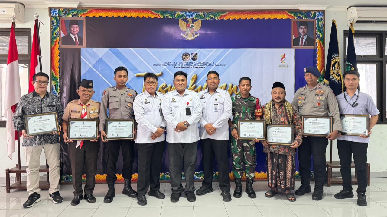 Lapas Narkotika Pamekasan Gelar Tasyakuran Hari Bakti Imigrasi dan Pemasyarakatan ke-1