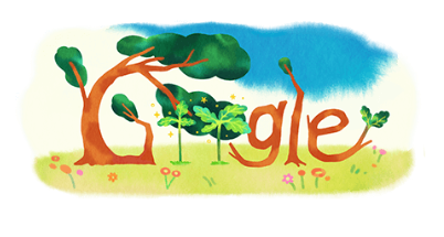 Google Doodle Rayakan Hari Ayah Nasional 2025 dengan Ilustrasi Pohon dan Tunas