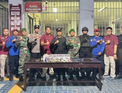 Apel Siaga Persiapan Natal 2025 dan Tahun Baru 2026 serta Kegiatan Razia Gabungan Aparat Penegak Hukum di Lingkungan Lapas Narkotika Kelas IIA Pamekasan