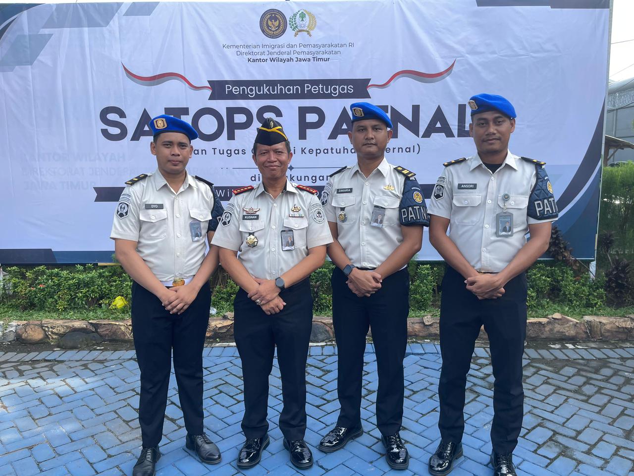 Tiga Petugas Lapas Narkotika Pamekasan Dikukuhkan sebagai Satops Patnal, Perkuat Komitmen Pengawasan Internal