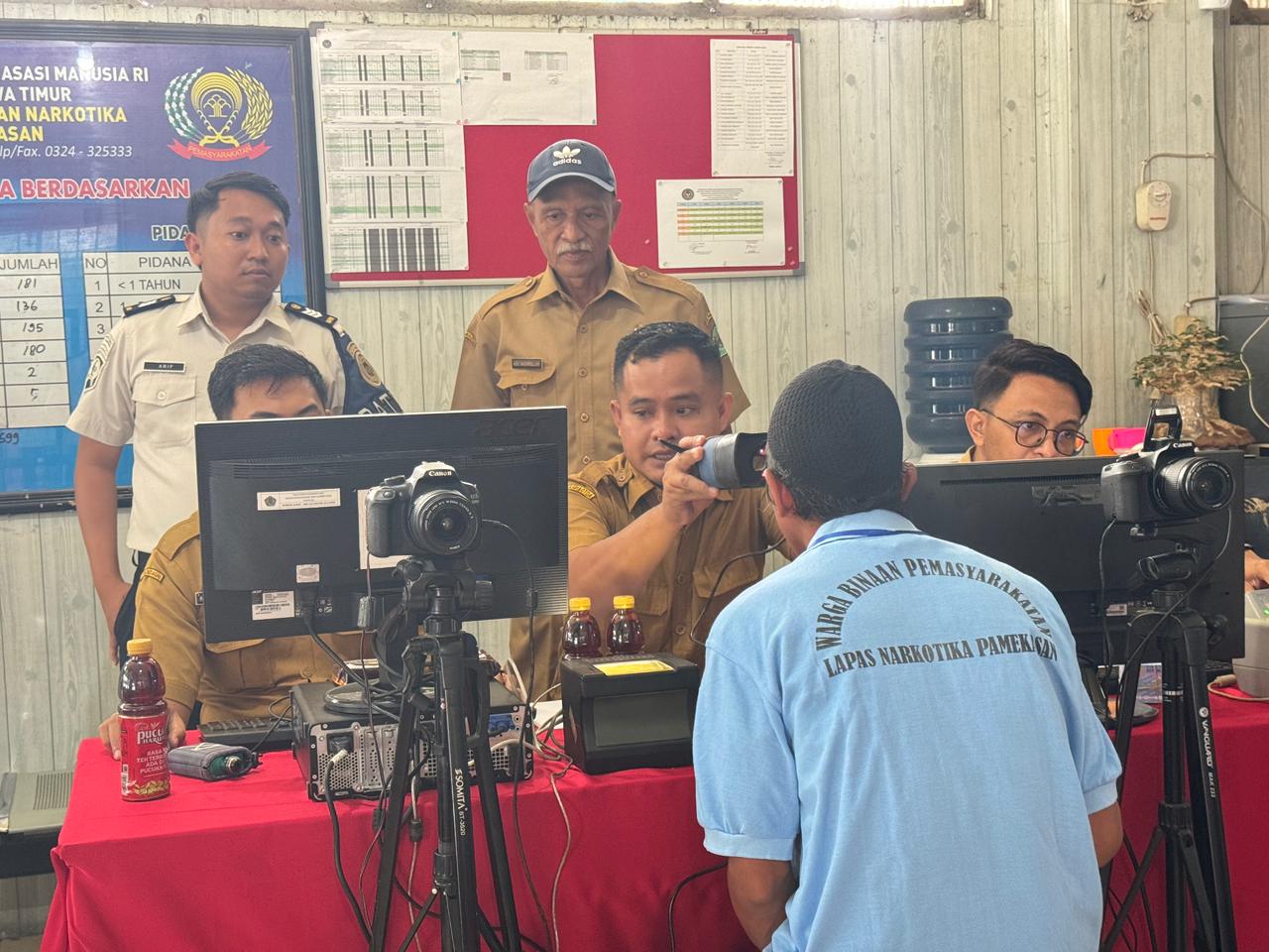 Perkuat Hak Administratif Warga Binaan, Lapas Narkotika Pamekasan Gandeng Dukcapil Padankan NIK