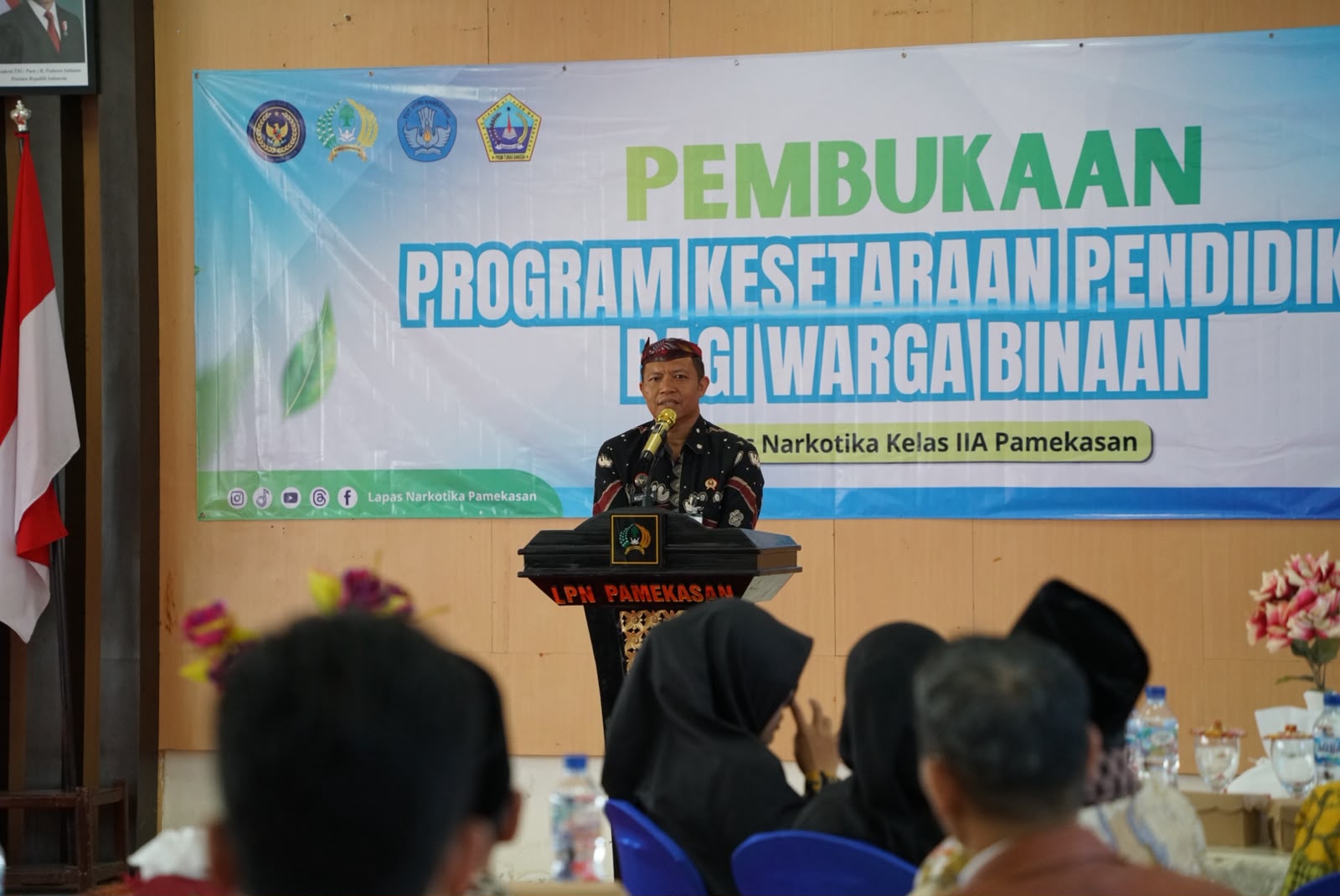 Lapas Narkotika Pamekasan Gandeng Dinas Pendidikan dan PKBM Tunas Bangsa Buka Program Paket C