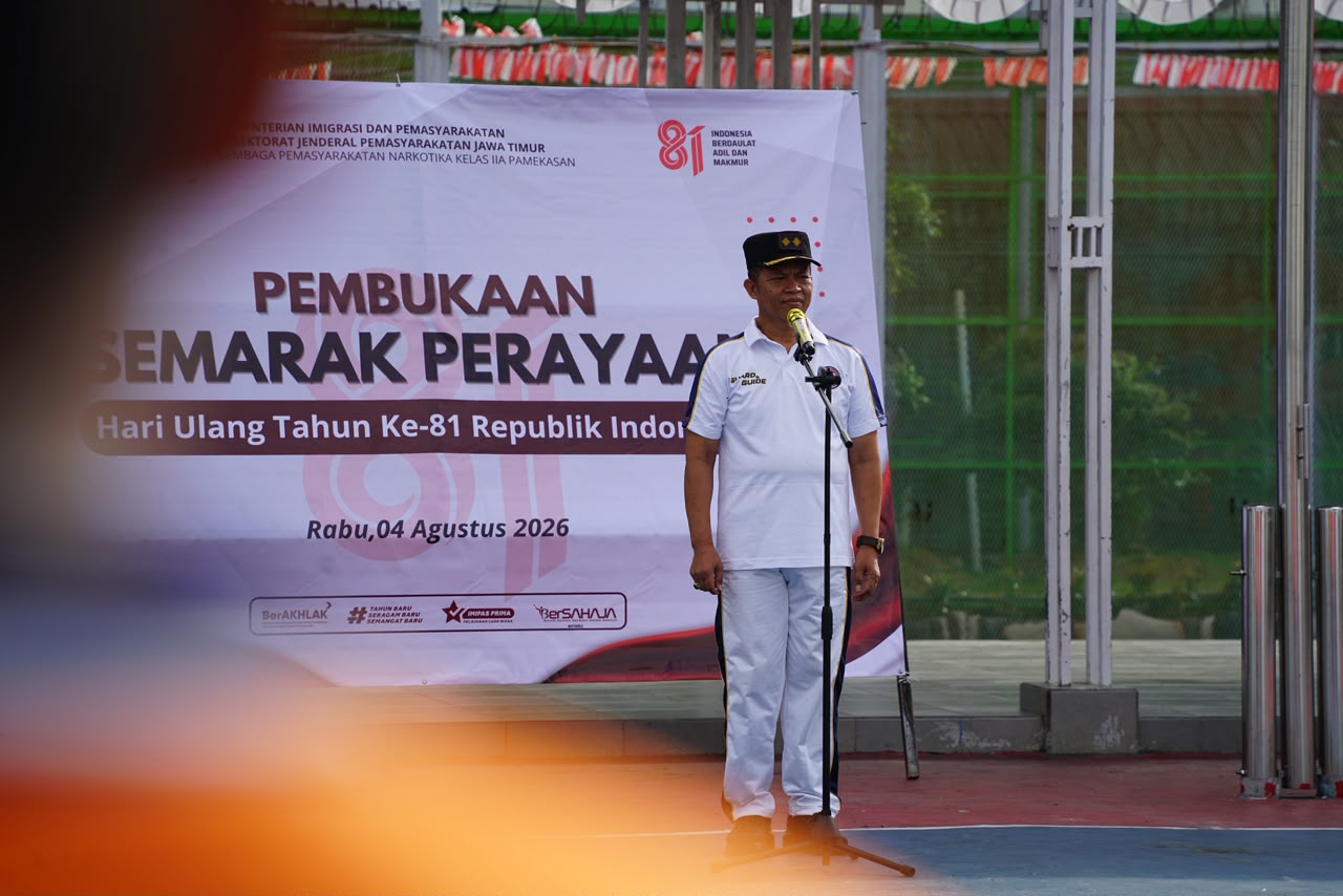 Lapas Narkotika Pamekasan Resmi Buka Semarak HUT Kemerdekaan RI Ke-81, Kobarkan Semangat Persatuan dan Sportivitas